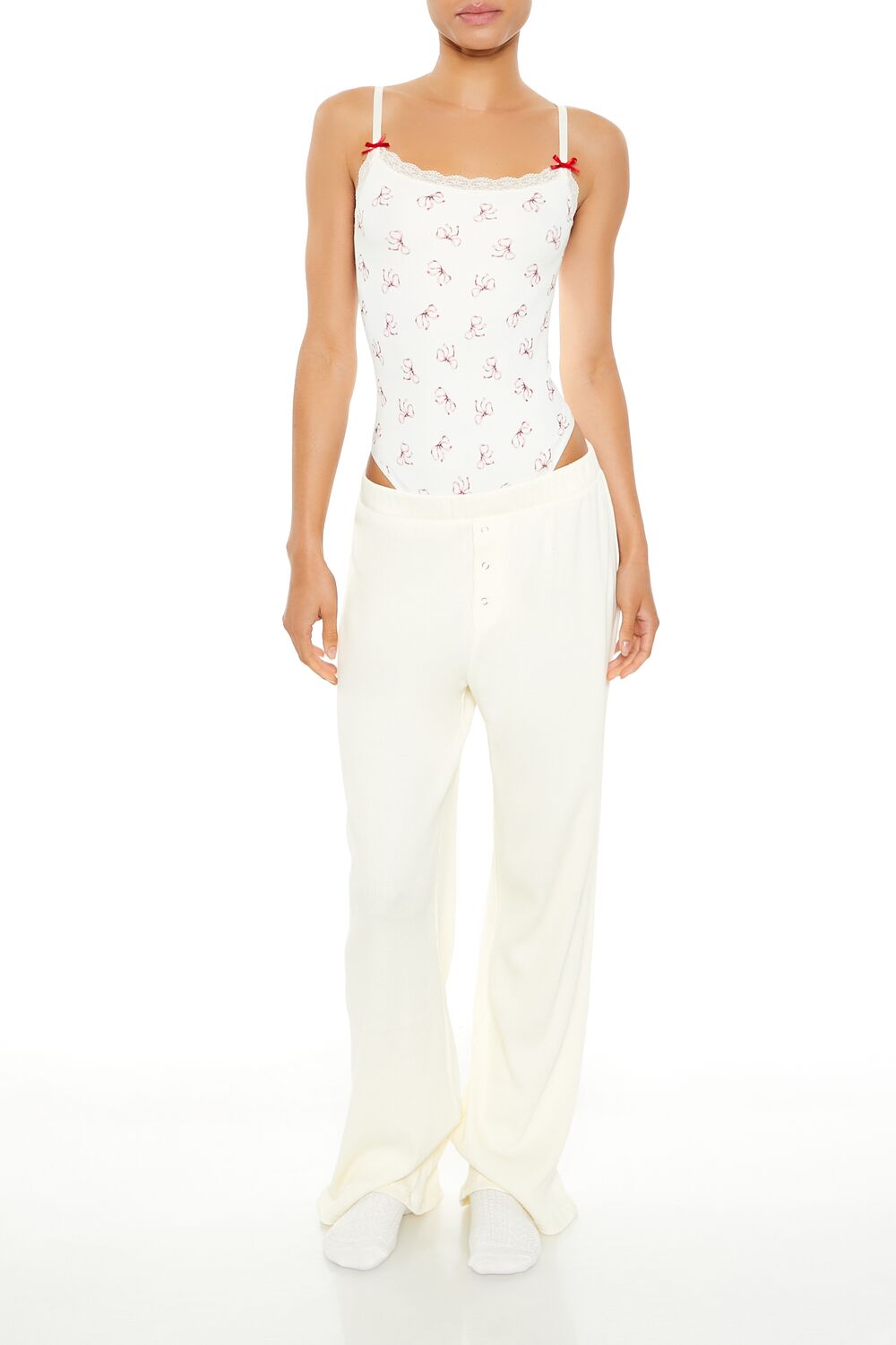 Seamless Bow Lingerie Bodysuit | Forever 21 Womens