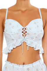 Floral Flounce Lingerie Corset Cami | Forever 21 Womens