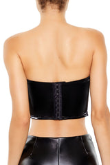 Faux Leather Lingerie Tube Top | Forever 21 Womens