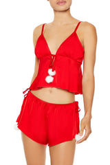 Pom Pom Cami & Shorts Lingerie Set | Forever 21 Womens