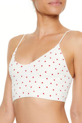 Seamless Heart Print Bralette | Forever 21 Womens