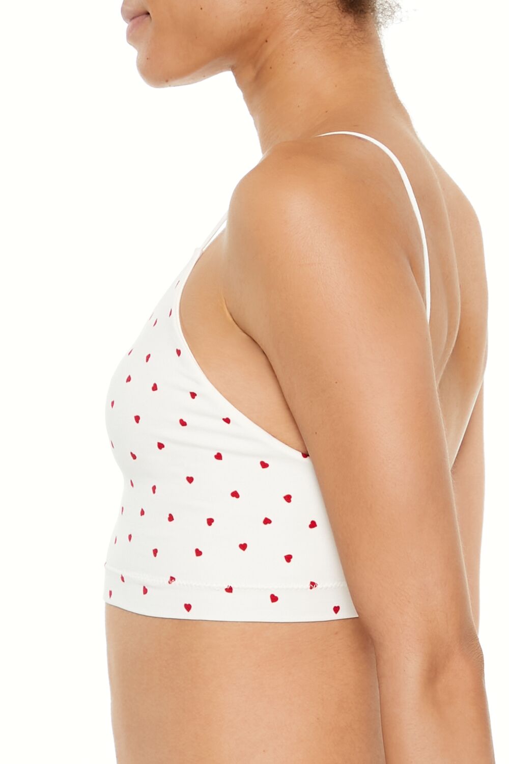 Seamless Heart Print Bralette | Forever 21 Womens