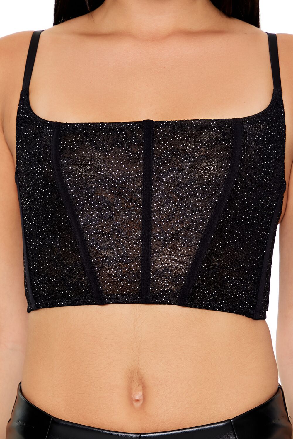 Rhinestone Lingerie Corset Top | Forever 21 Womens