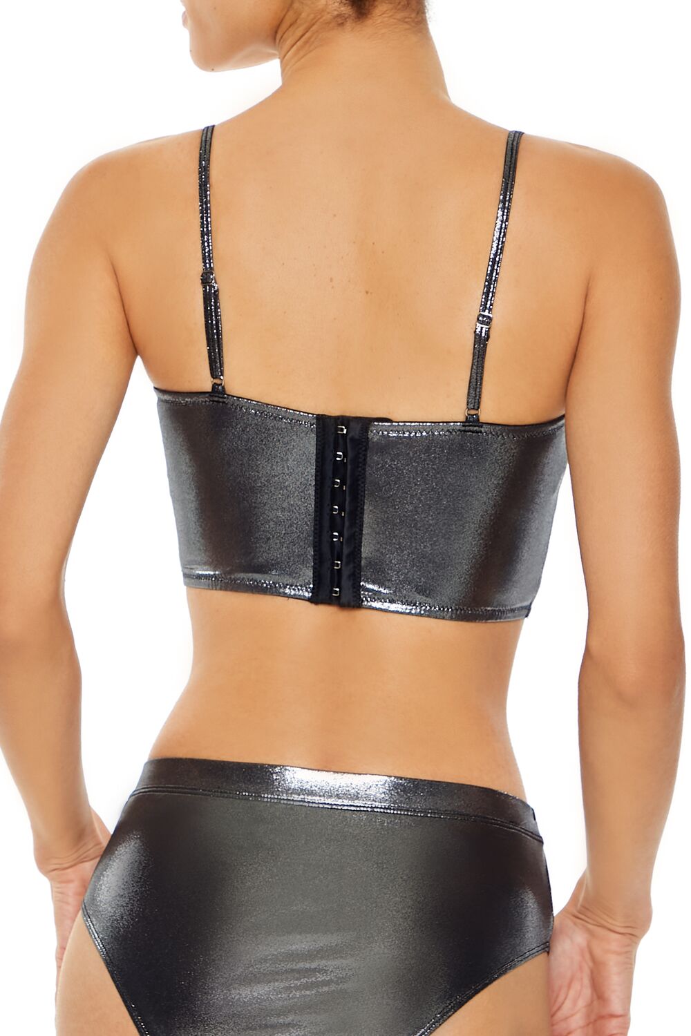 Metallic Lingerie Bustier | Forever 21 Womens