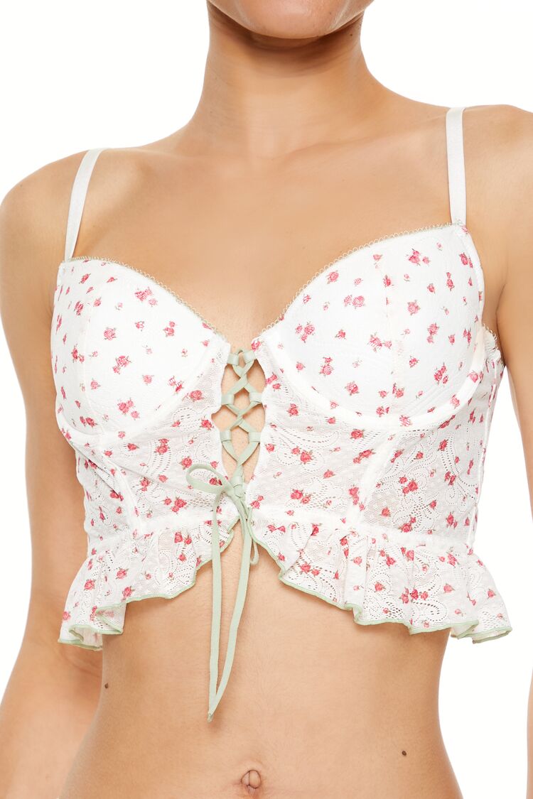 Rose Lingerie Corset Cami | Forever 21 Womens