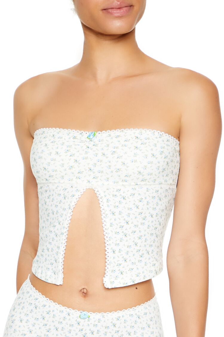 Seamless Floral Tube Top | Forever 21 Womens