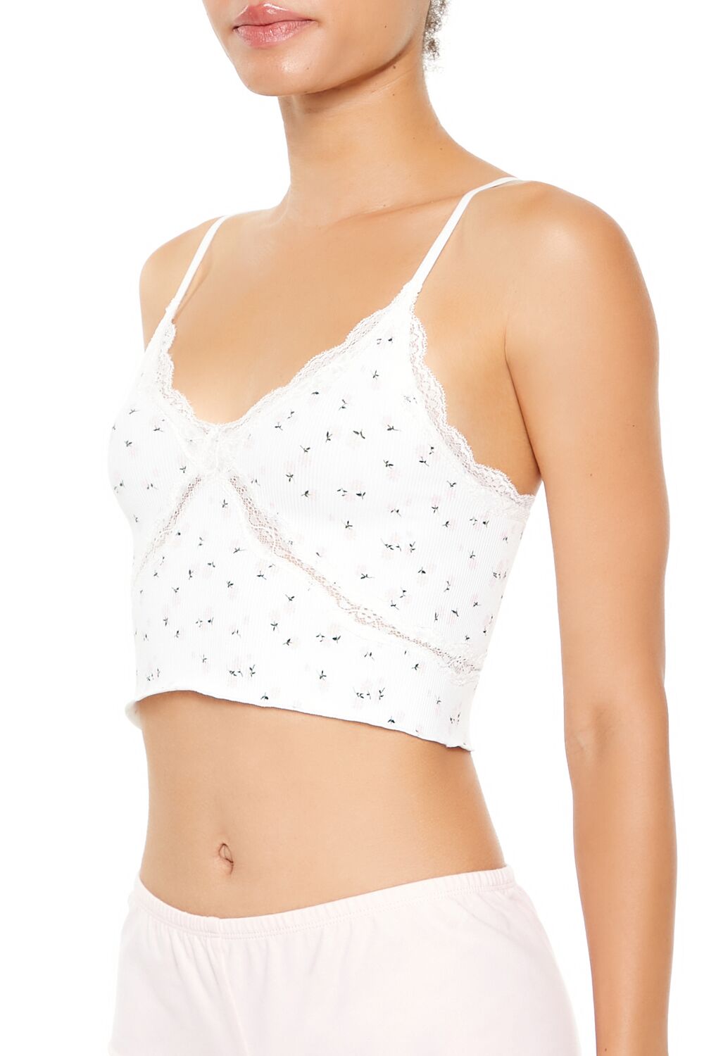 Seamless Floral Longline Bralette | Forever 21 Womens