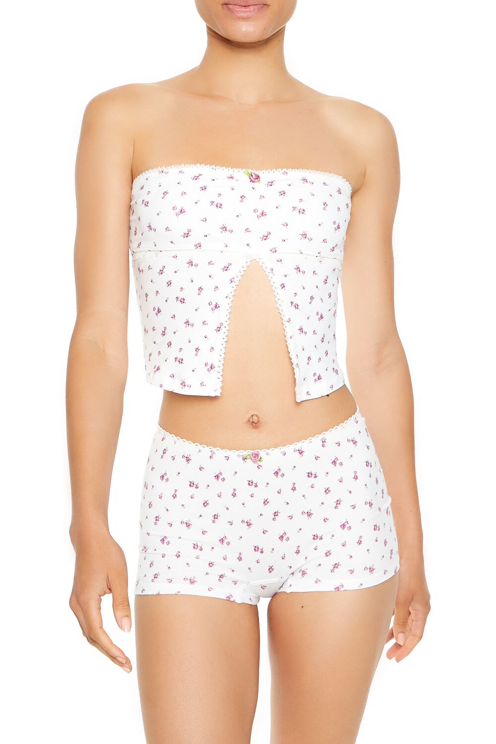 Seamless Floral Tube Top | Forever 21 Womens