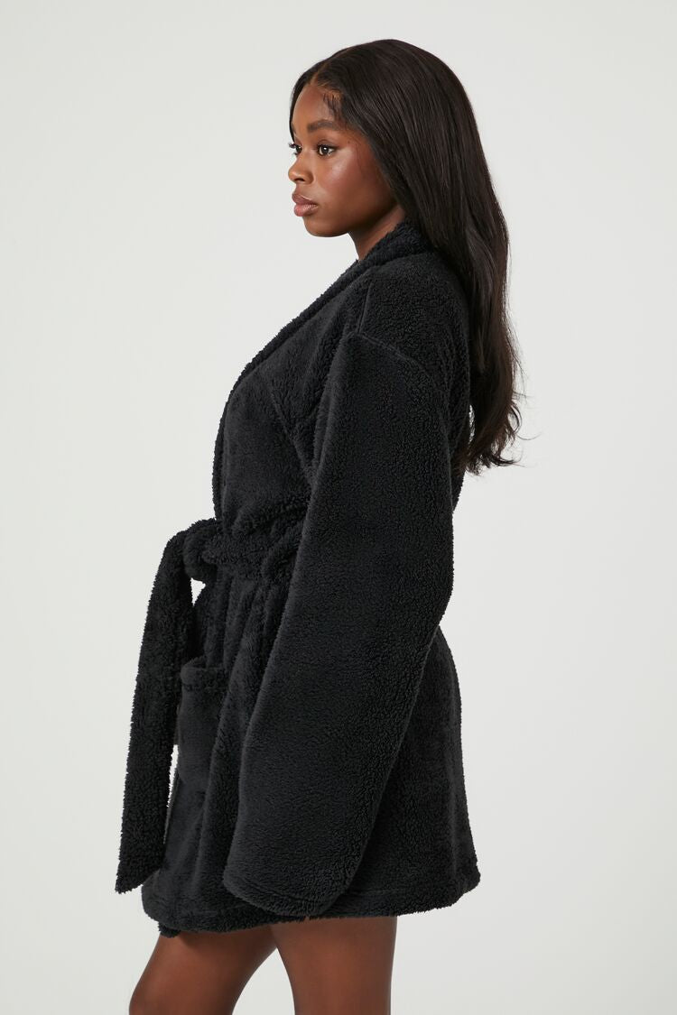 Plush Tie-Waist Robe | Forever 21 Womens