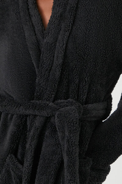 Plush Tie-Waist Robe | Forever 21 Womens