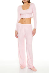 Polka Dot Bow Pajama Crop Top | Forever 21 Womens