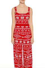 Fair Isle Sweater-Knit Jumpsuit | Forever 21 Womens