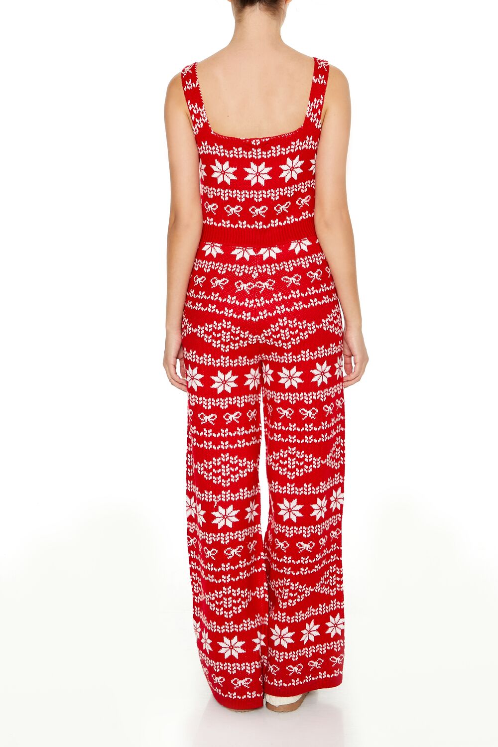 Fair Isle Sweater-Knit Jumpsuit | Forever 21 Womens