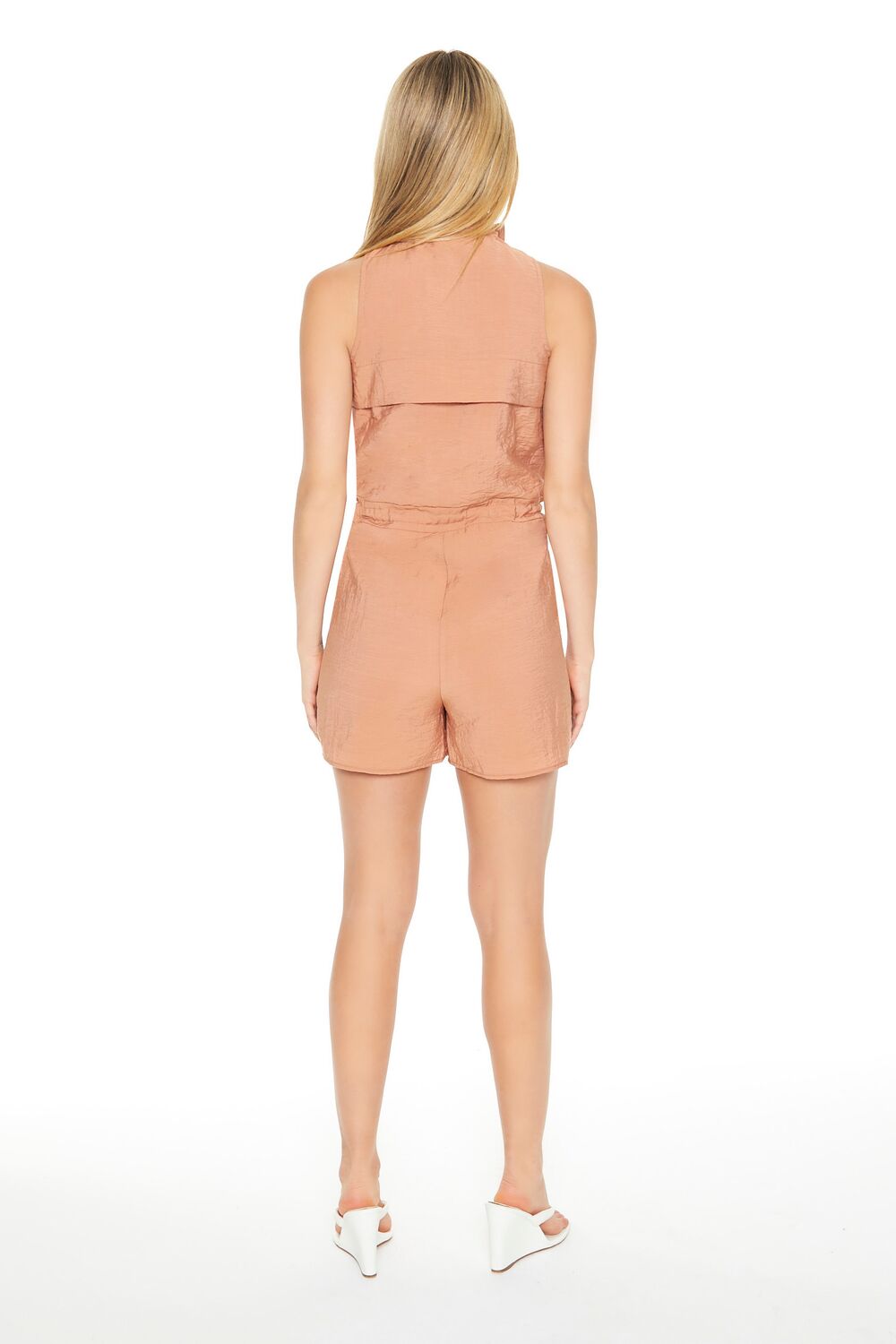 Sleeveless Drawstring Romper | Forever 21 Womens