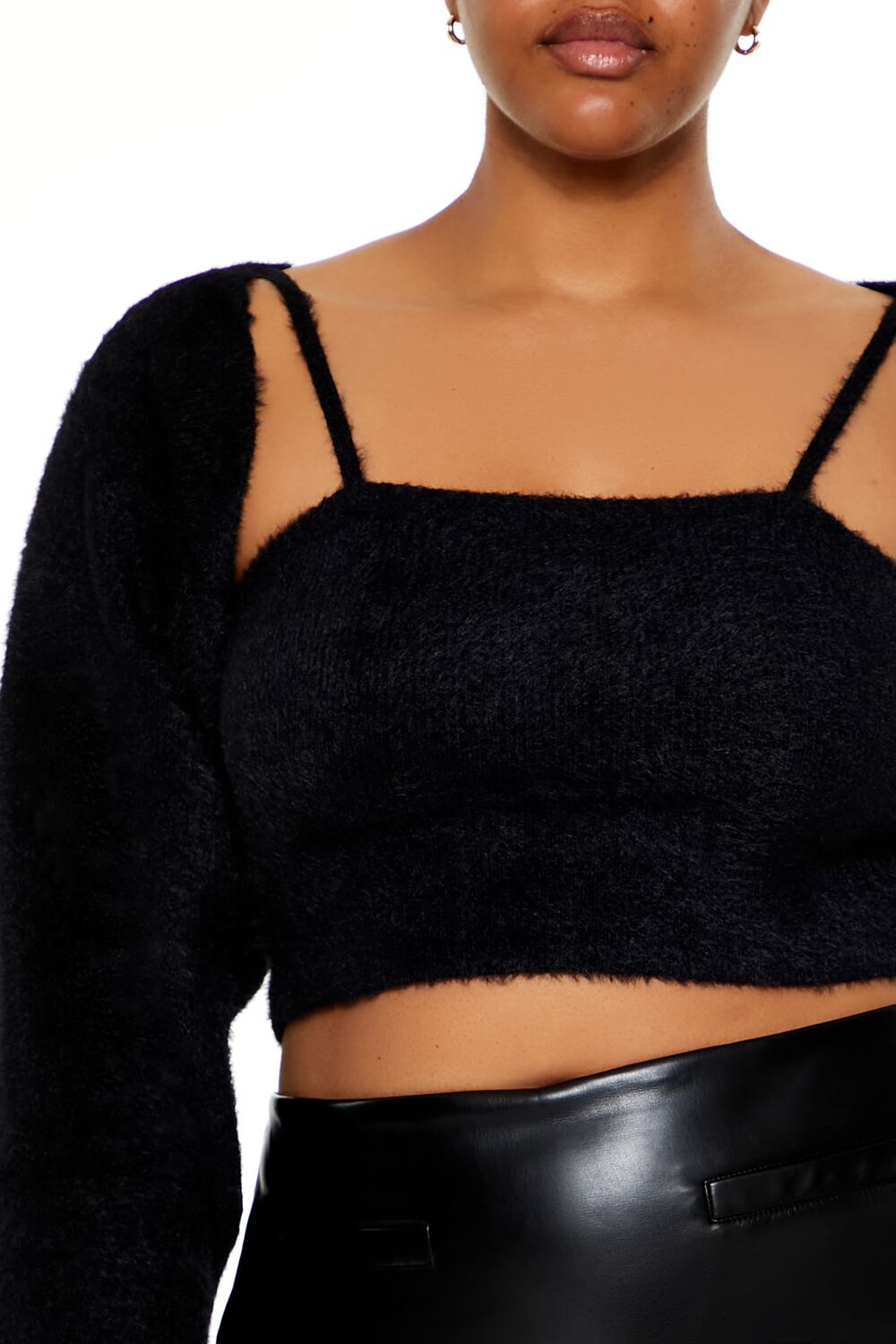 Plus Size Cardigan Shrug Sweater & Cami Set | Forever 21 Womens