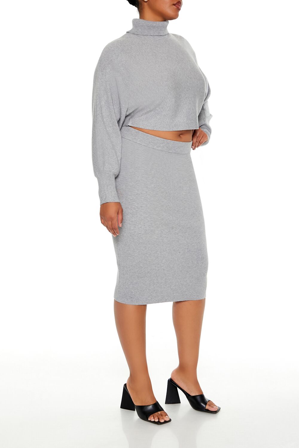 Plus Size Sweater-Knit Top & Skirt Set | Forever 21 Womens