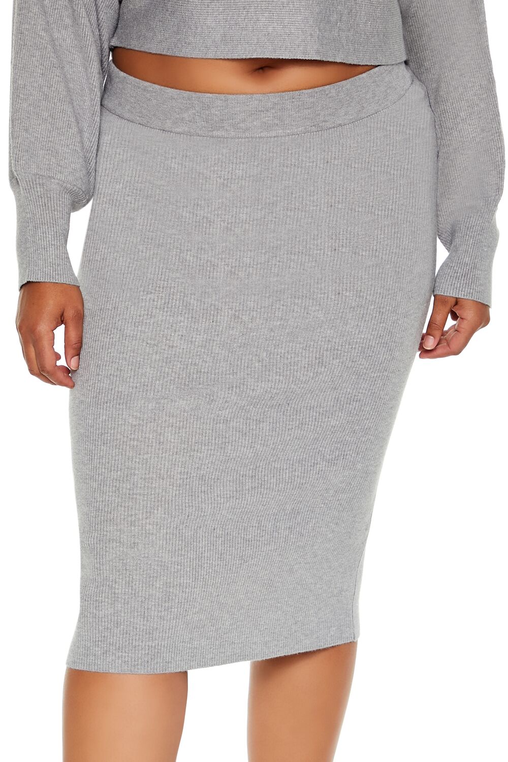 Plus Size Sweater-Knit Top & Skirt Set | Forever 21 Womens