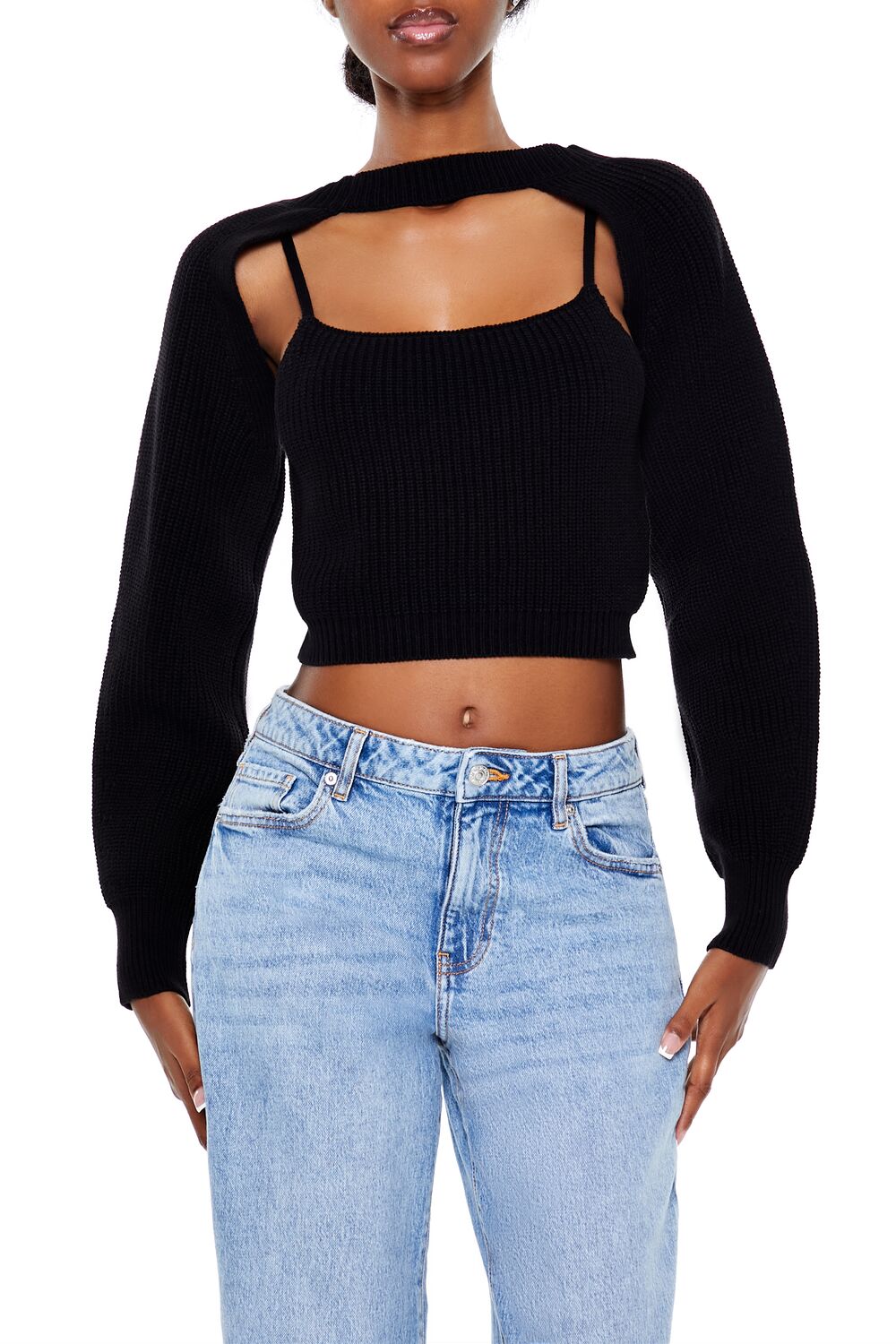 Sweater-Knit Cami & Shrug Set | Forever 21 Womens