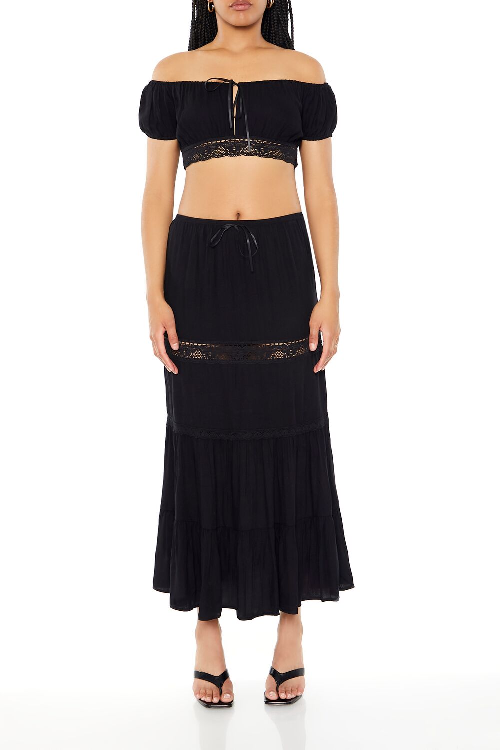 Off-the-Shoulder Top & Skirt Set | Forever 21 Womens
