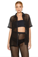 Sheer Crochet Shirt & Pants Set | Forever 21 Womens