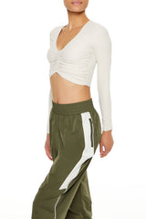 Active Ruched Crop Top | Forever 21 Womens