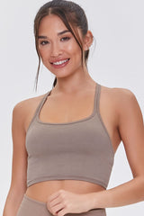 Seamless Caged-Back Sports Bra | Forever 21 Womens