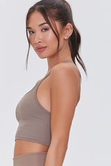 Seamless Caged-Back Sports Bra | Forever 21 Womens
