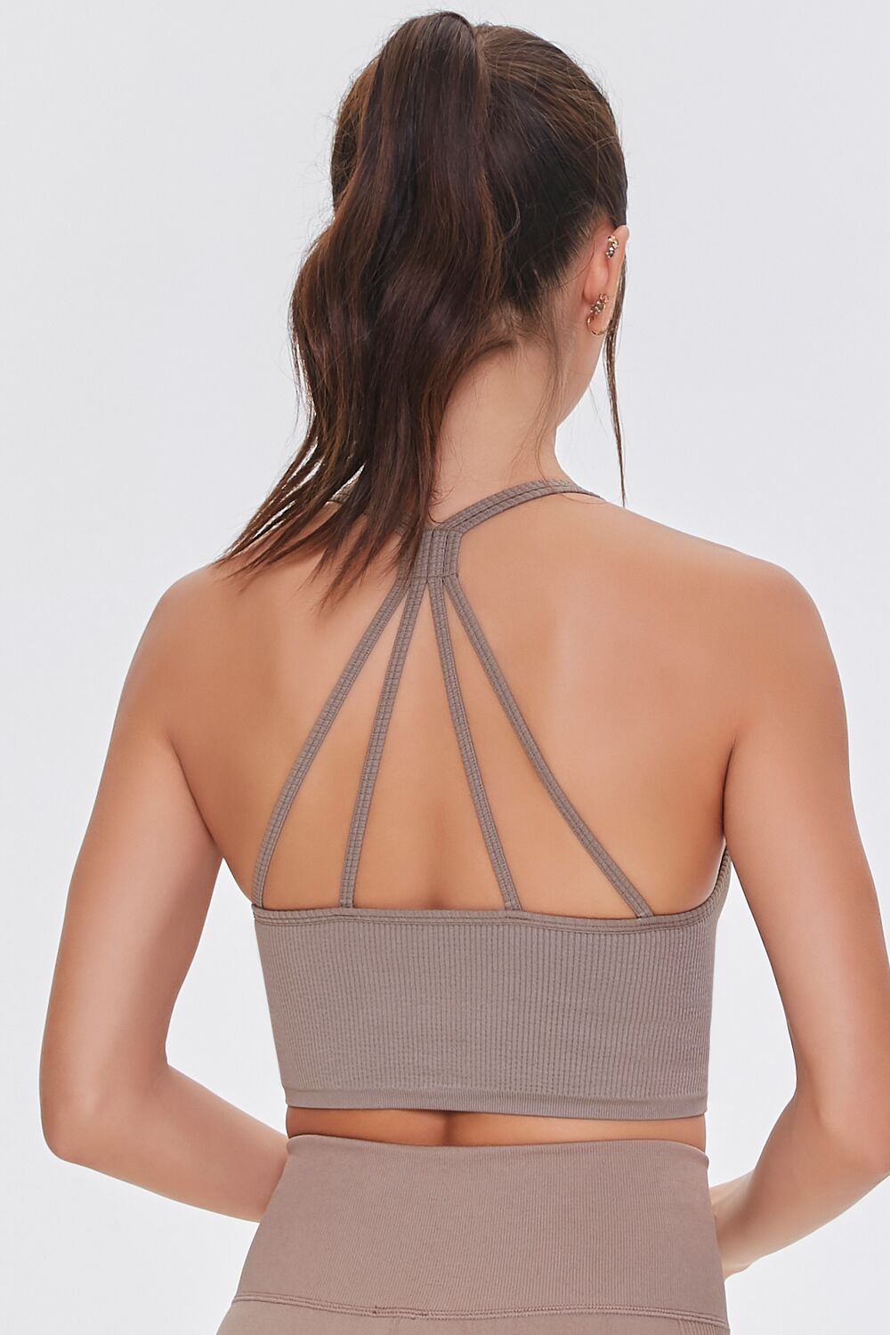 Seamless Caged-Back Sports Bra | Forever 21 Womens