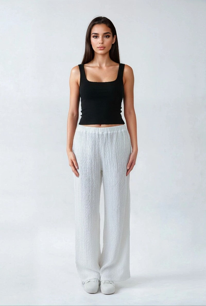 Textured Swim Cover-Up Pants | Forever 21 Womens