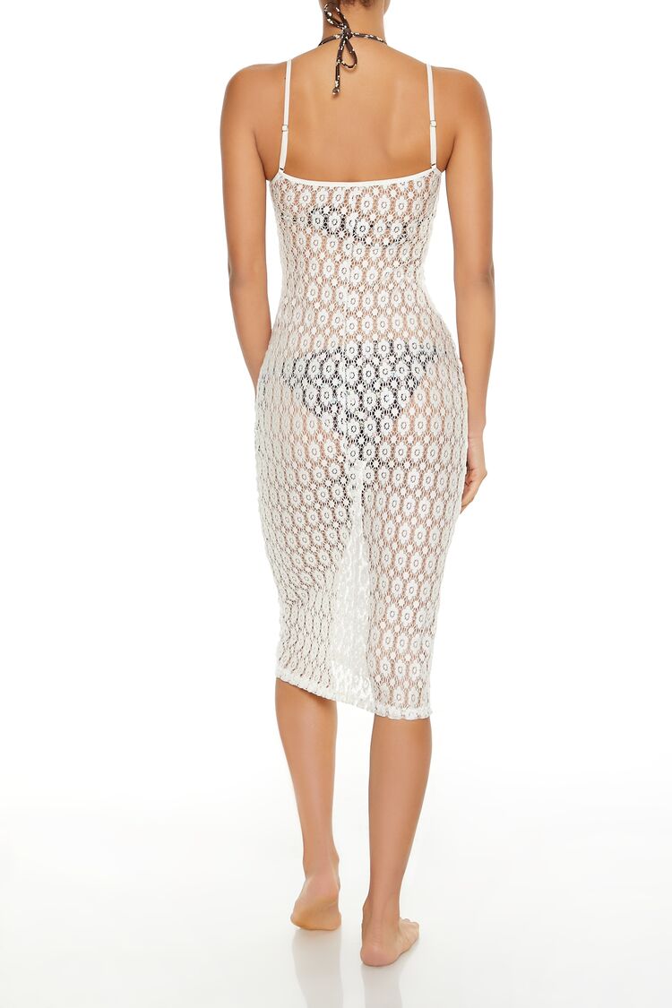 Floral Crochet Swim Cover-Up Midi Dress | Forever 21 Womens