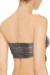 Metallic Bandeau Bikini Top | Forever 21 Womens