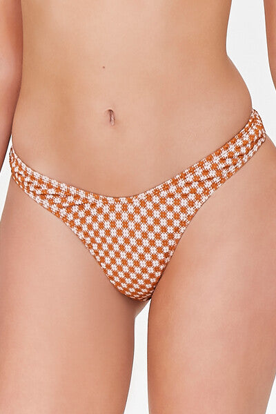 Plaid Low-Rise Bikini Bottoms | Forever 21 Womens