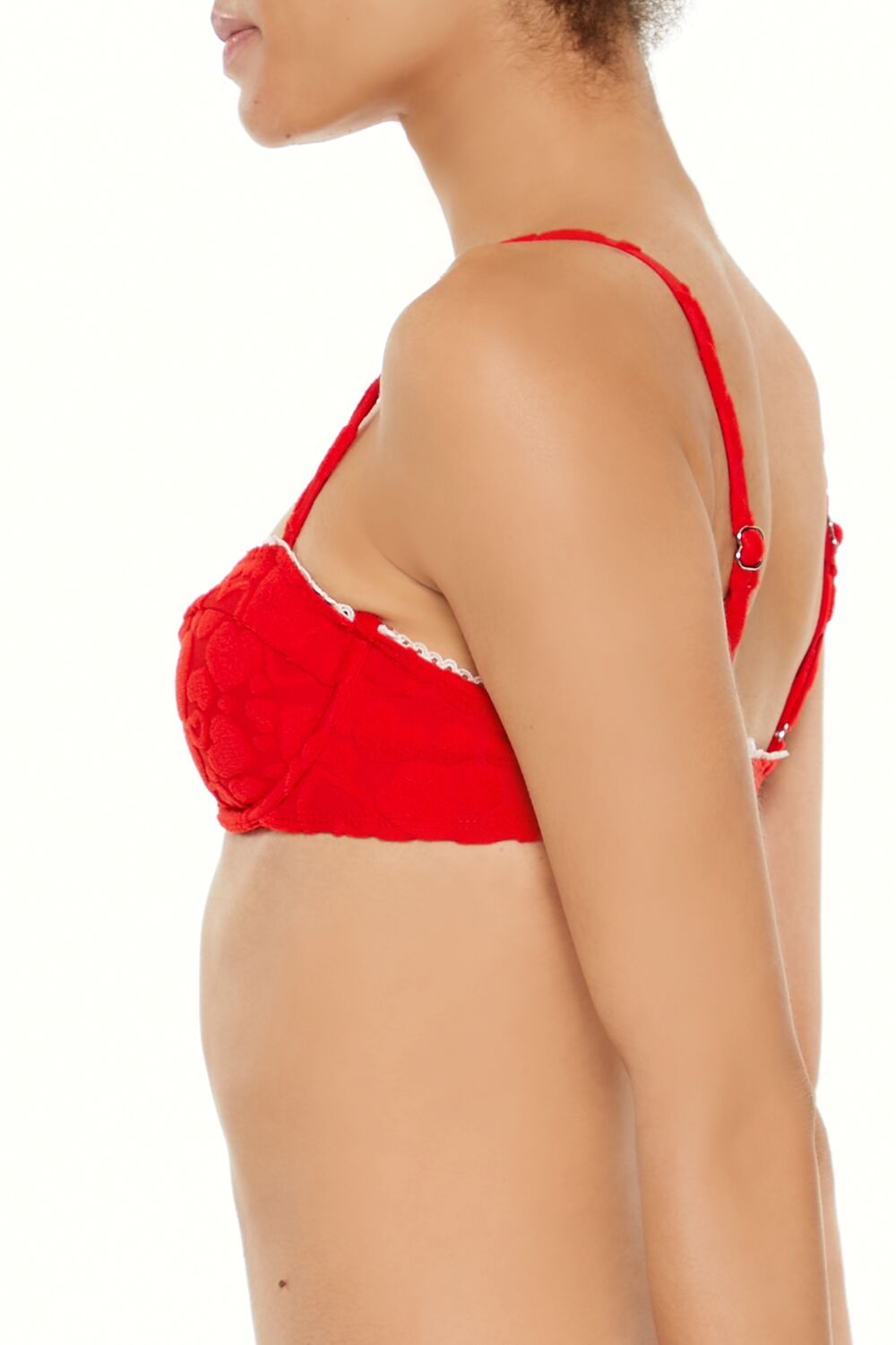 Heart Terry Underwire Bikini Top | Forever 21 Womens
