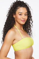 Ruched Bandeau Bikini Top | Forever 21 Womens