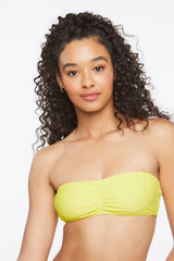 Ruched Bandeau Bikini Top | Forever 21 Womens