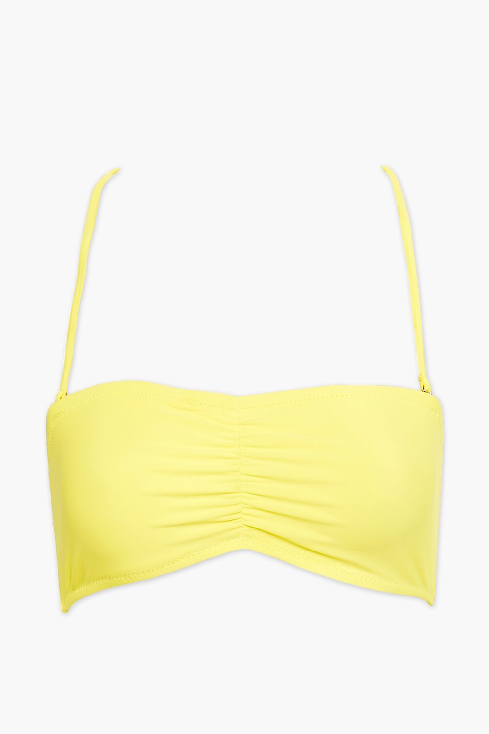 Ruched Bandeau Bikini Top | Forever 21 Womens