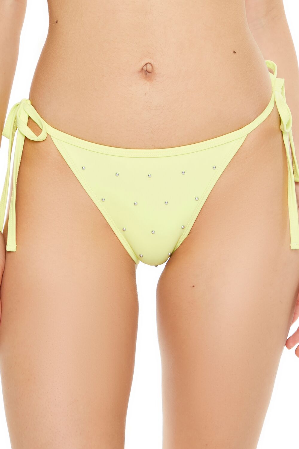 Studded String Bikini Bottoms | Forever 21 Womens