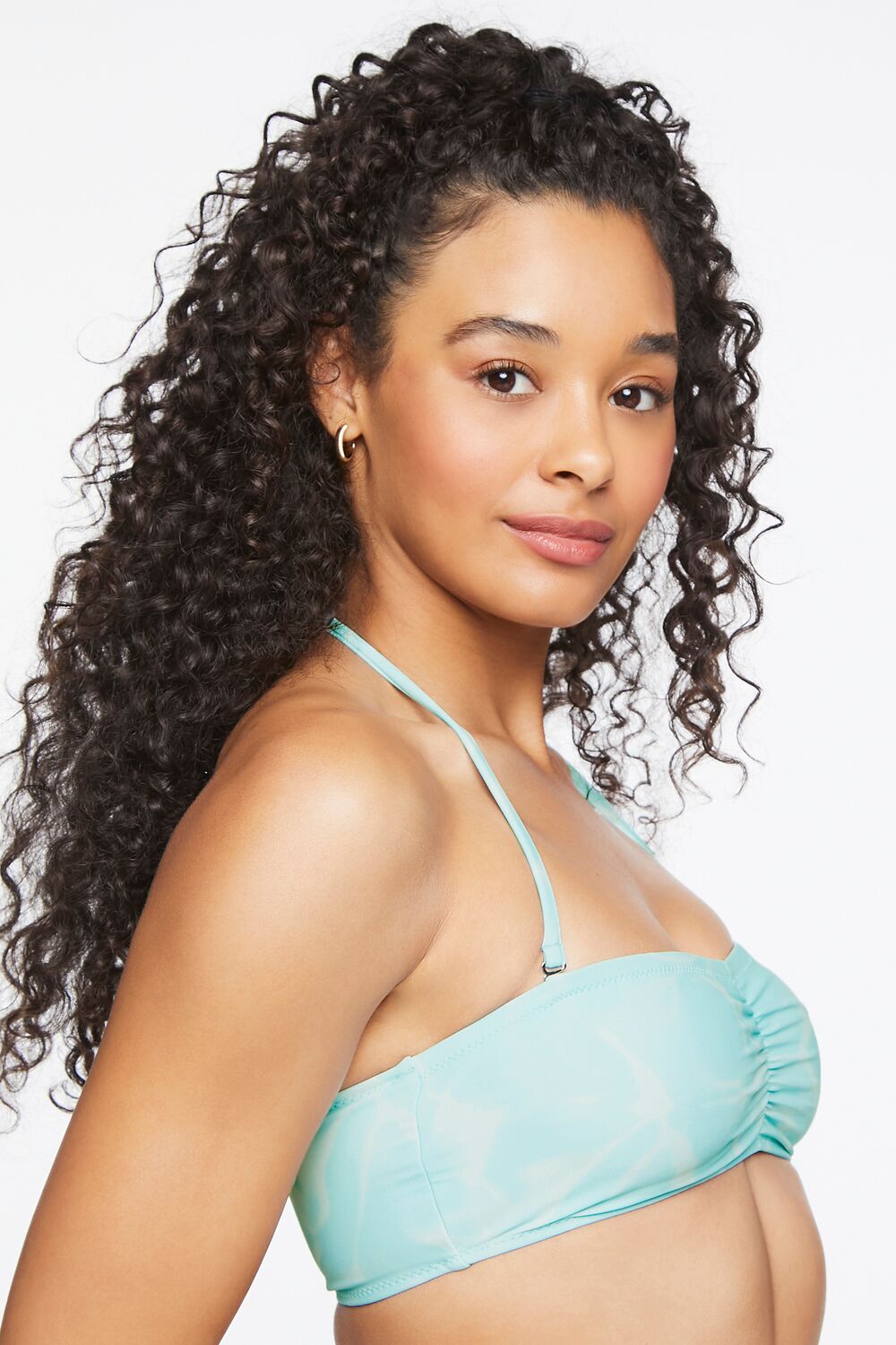 Water Print Bandeau Bikini Top | Forever 21 Womens