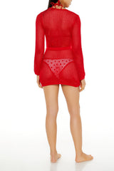 Crochet Crossed Swim Cover-Up Mini Dress | Forever 21 Womens