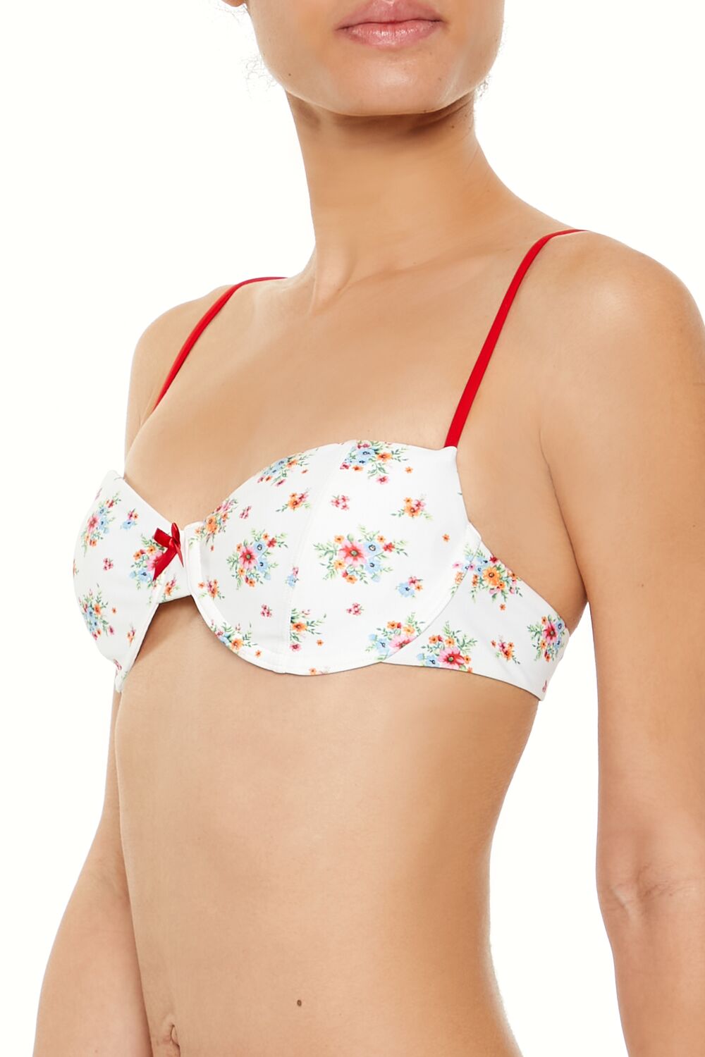 Romantic Floral Underwire Bikini Top | Forever 21 Womens