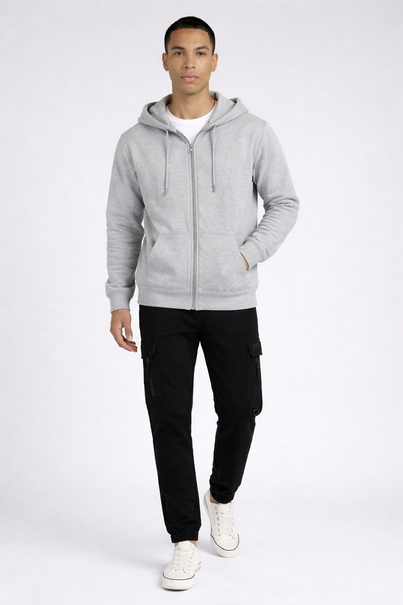 Fleece Zip-Up Hoodie | Forever 21 Mens