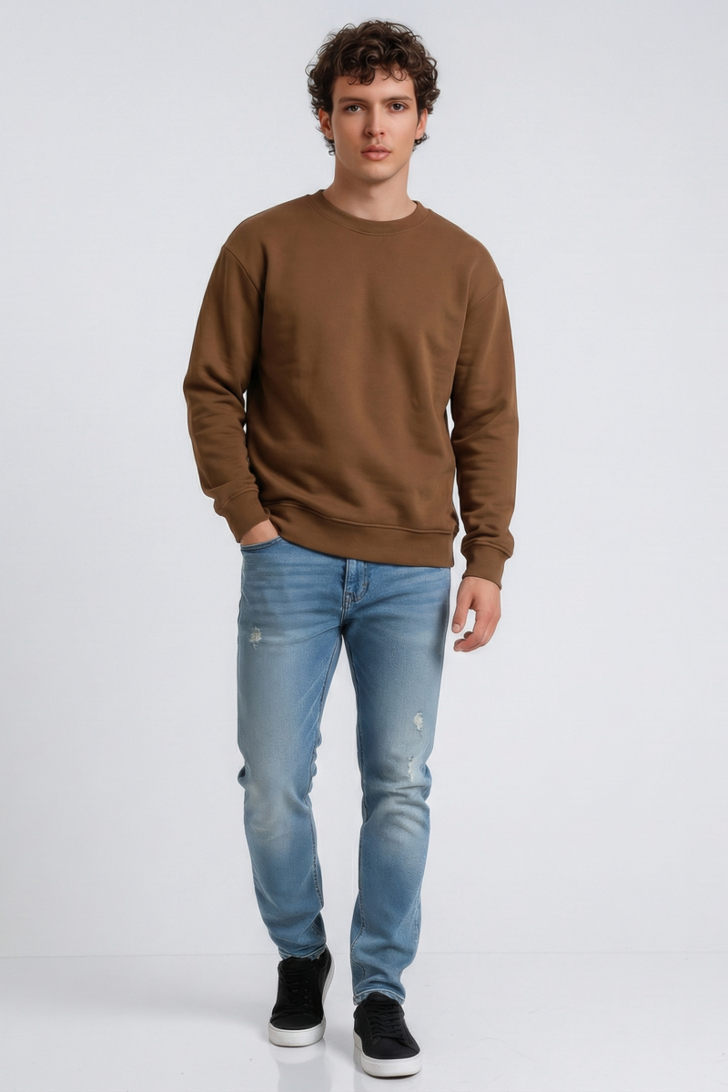 Fleece Crew Neck Pullover | Forever 21 Mens