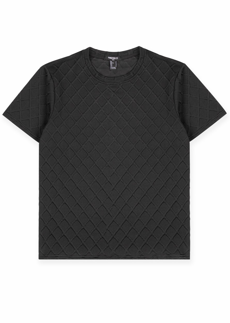 F21 Mens Quilted Texture Tee | Forever 21 Mens