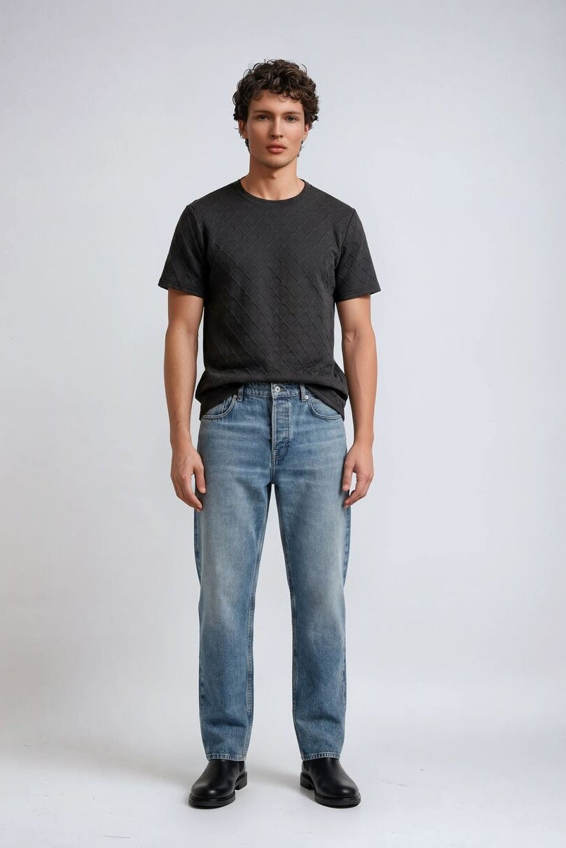 F21 Mens Quilted Texture Tee | Forever 21 Mens