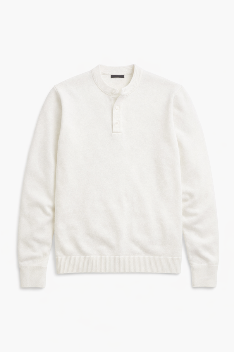 Long-Sleeve Henley Sweater | Forever 21 Mens