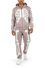 Skeleton Graphic Zip-Up Hoodie | Forever 21 Mens