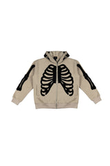 Skeleton Graphic Zip-Up Hoodie | Forever 21 Mens