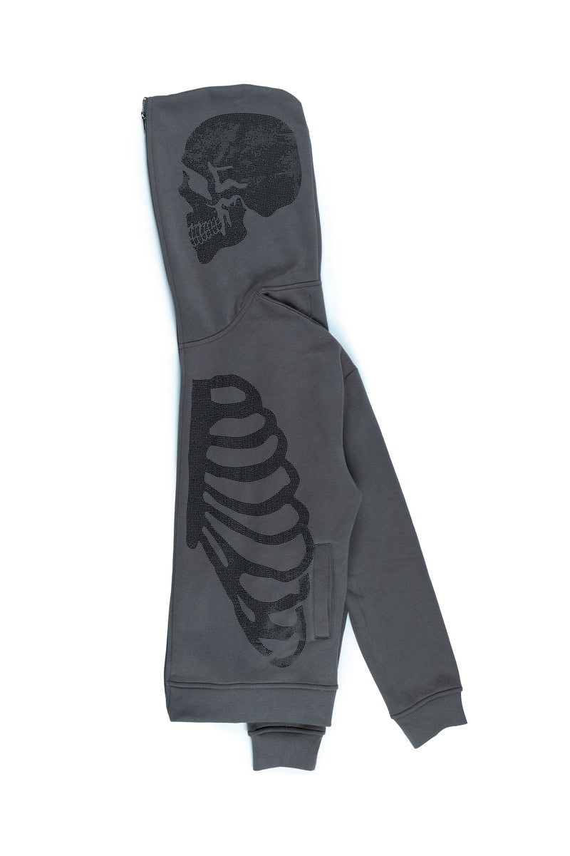 Skeleton Graphic Zip-Up Hoodie | Forever 21 Mens