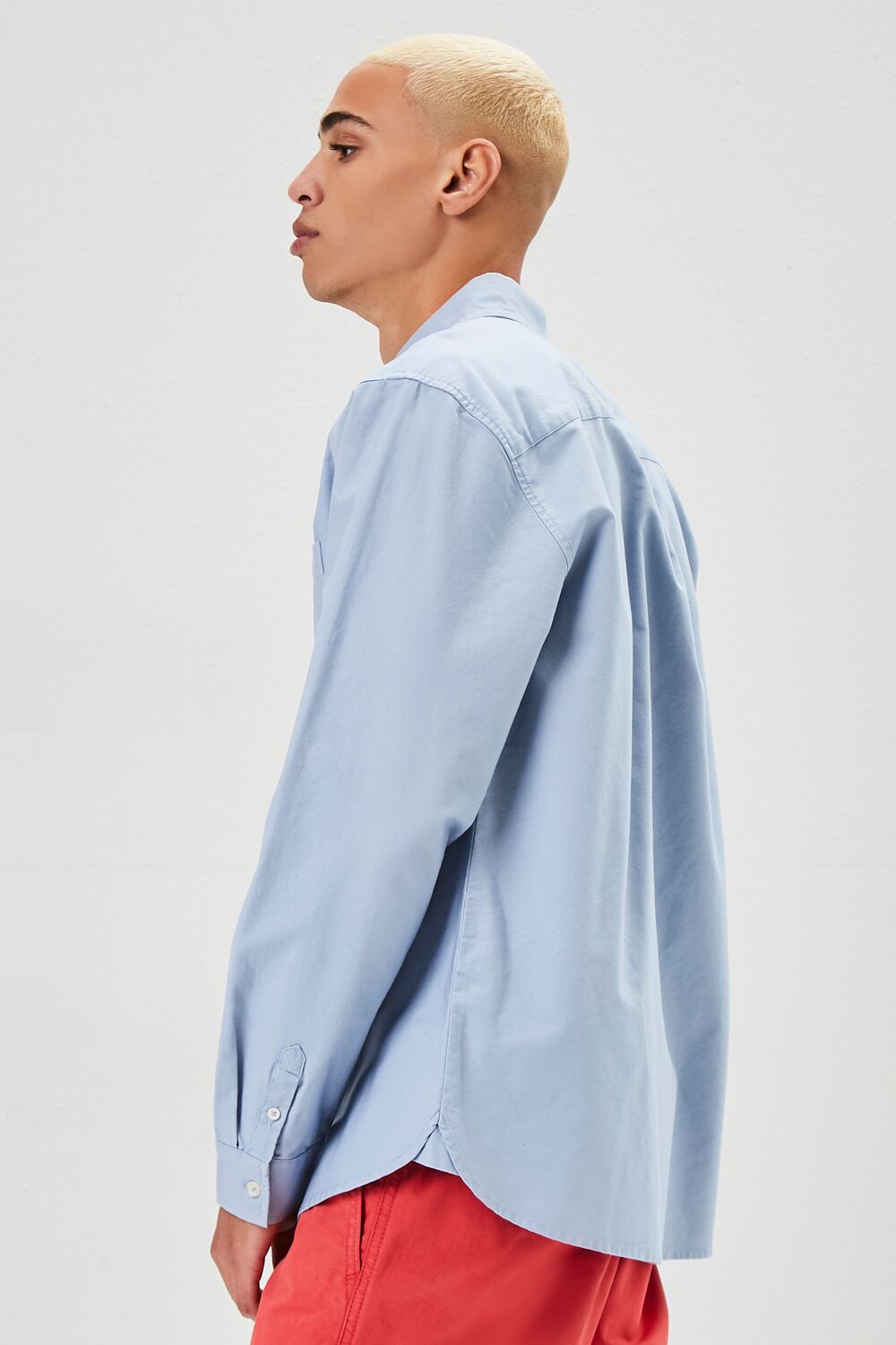 Pocket Button-Front Shirt | Forever 21 Mens