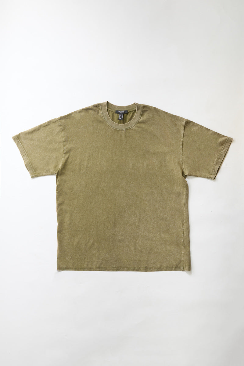 Mineral Wash Cotton Crew Tee | Forever 21 Mens